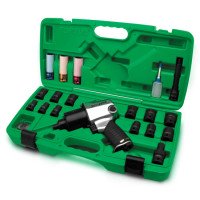 Набор пневмоинструмента 1/2" 27 ед. (KAAA1640) TOPTUL GDAI2701 Набор пневмоинструмента 1/2" 27 ед. (KAAA1640) TOPTUL GDAI2701