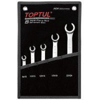 Набор ключей разрезных 5 шт. 8-24мм TOPTUL GPAQ0502