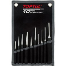 Набор выколоток и керн в чехле 10 ед. TOPTUL GPAQ1001