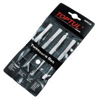 Набор пинцетов 4 шт. TOPTUL JGAA0401